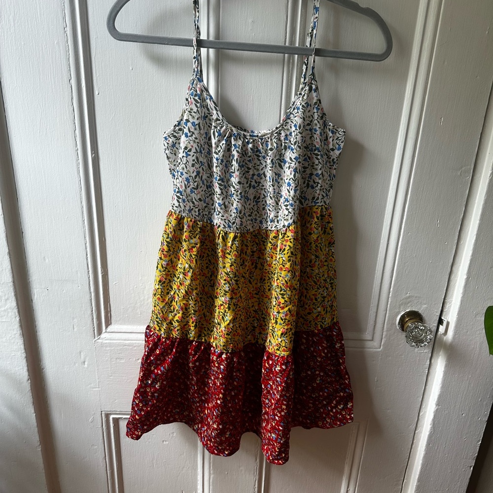 SHEIN Floral Tiered Sundress